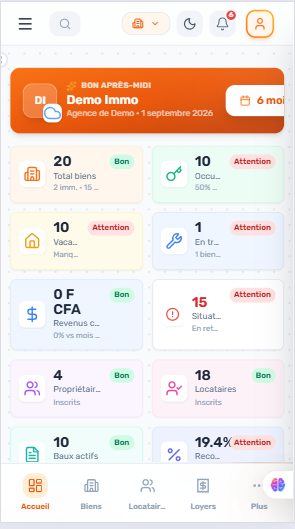 AUDE IMMO sur mobile